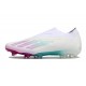 Adidas X 23 Crazyfast.1 Messi FG Boost Soccer Cleats Beige White Purple For Men