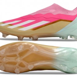 Adidas X CRAZYFAST.1 FG Pink Gold Men's Soccer Cleats