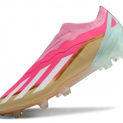 Adidas X CRAZYFAST.1 FG Pink Gold Men's Soccer Cleats