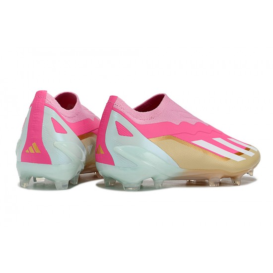 Goods That Sell Well Adidas X CRAZYFAST.1 FG Pink Gold Mens Soccer Cleats Shop