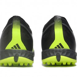 Adidas X Crazyfast.1 Laceless TF Low Soccer Cleats Black Green For Men 