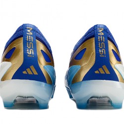 Adidas X Crazyfast.1 Messi FG Boost Soccer Cleats White Blue Deep Blue For Men And Women 