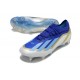 Adidas X Crazyfast1 SG Deep Blue Gold Ltblue White Low Soccer Cleats