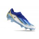Adidas X Crazyfast1 SG Deep Blue Gold Ltblue White Low Soccer Cleats