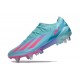 Adidas X Crazyfast1 SG Ltblue Pink Low Soccer Cleats