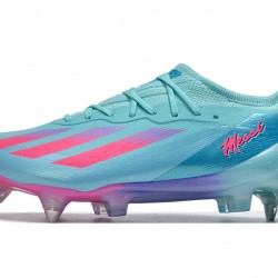 Adidas X Crazyfast1 SG Ltblue Pink Low Soccer Cleats