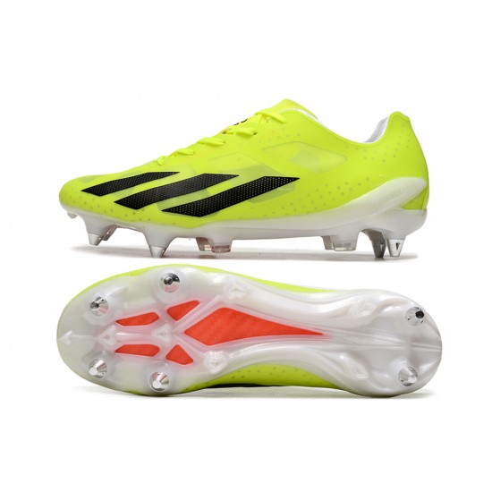 Adidas X Crazyfast1 SG Yellow Black Orange Low Soccer Cleats