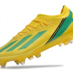 Adidas X Crazyfast1 SG Yellow Blue Black Green Low Soccer Cleats