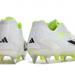 Adidas X Crazyfast1 SG Yellow Green White Black Low Soccer Cleats