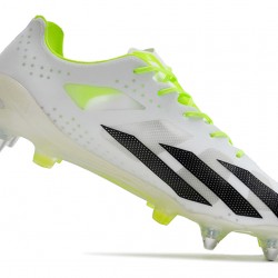 Adidas X Crazyfast1 SG Yellow Green White Black Low Soccer Cleats