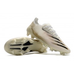 Adidas X Ghosted 1 FG Beige Black Soccer Cleats