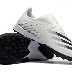 Adidas X Ghosted 3 TF Black Beige Soccer Cleats