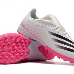 Adidas X Ghosted 3 TF White Pink Black Soccer Cleats