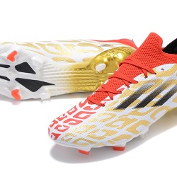 Adidas X Speedflow FG Low-top Red White Gold Men Soccer Cleats