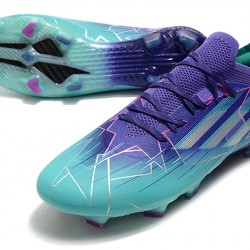 Adidas X Speedflow FG Low-top Turqoise Purple Men Soccer Cleats