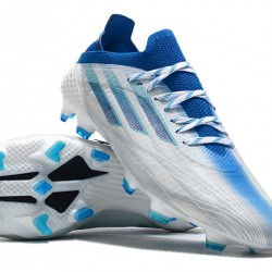 Adidas X Speedflow FG Low-top White Blue Men Soccer Cleats