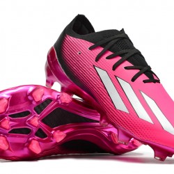 Adidas X Speedportal .1 2022 World Cup Boots FG Low-top Black Pink Men Soccer Cleats