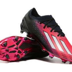 Adidas X Speedportal .1 2022 World Cup Boots FG Low-top Black Pink Soccer Cleats