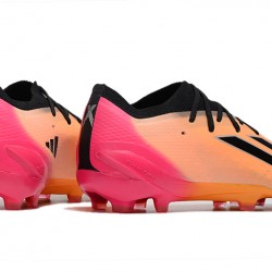 Adidas X Speedportal .1 2022 World Cup Boots FG Low-top Pink Orange Black Soccer Cleats