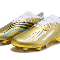 Adidas X Speedportal .1 2022 World Cup Boots FG Low-top White Gold Men Soccer Cleats