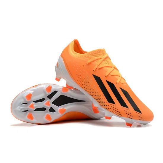 Top Quality Adidas X Speedportal .1 2022 World Cup Boots FG Low-top White Orange Soccer Cleats Online Shop