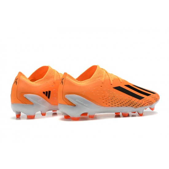 Top Quality Adidas X Speedportal .1 2022 World Cup Boots FG Low-top White Orange Soccer Cleats Online Shop