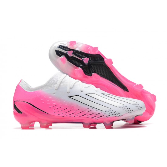 Our Top Picks Adidas X Speedportal .1 2022 World Cup Boots FG Low-top White Pink Soccer Cleats Sale