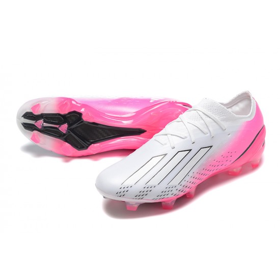 Our Top Picks Adidas X Speedportal .1 2022 World Cup Boots FG Low-top White Pink Soccer Cleats Sale