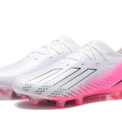 Adidas X Speedportal .1 2022 World Cup Boots FG Low-top White Pink Soccer Cleats