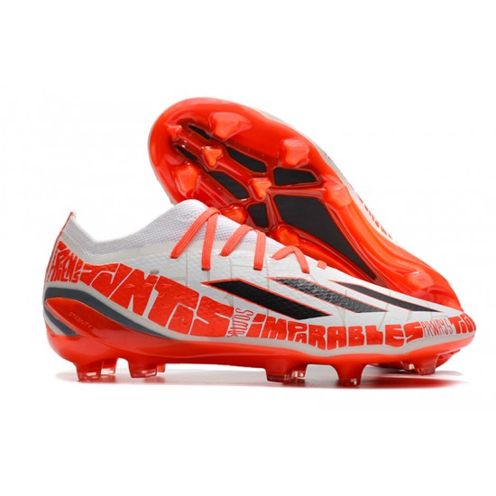 The Best Selling Line Adidas X Speedportal .1 2022 World Cup Boots FG Low-top White Red Soccer Cleats On Sale