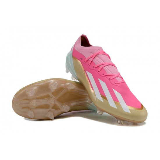 Choose To Buy Adidas X Speedportal.1 FG Pink Gold Mens Soccer Cleats Shop Online