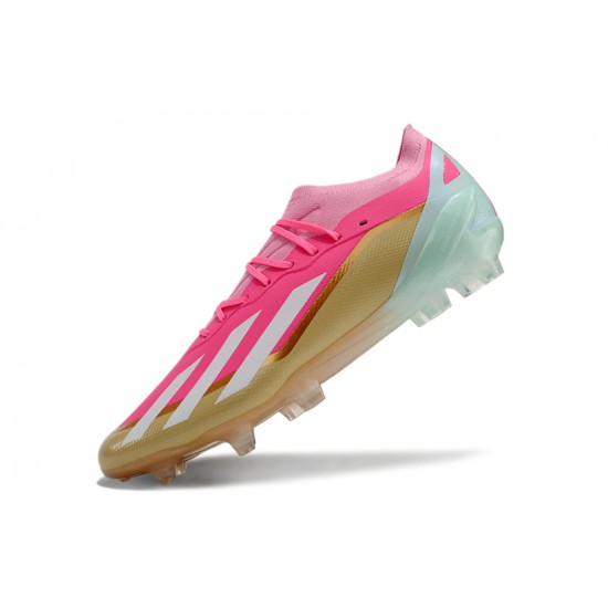 Choose To Buy Adidas X Speedportal.1 FG Pink Gold Mens Soccer Cleats Shop Online