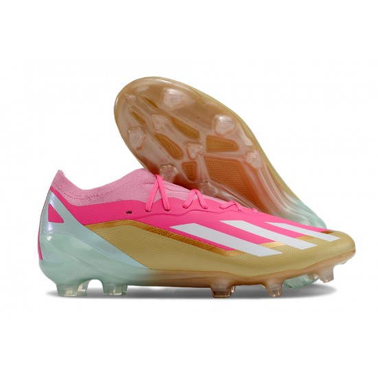 Choose To Buy Adidas X Speedportal.1 FG Pink Gold Mens Soccer Cleats Shop Online