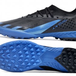 Adidas X Speedportal.1 TF Black Blue Men's Soccer Cleats