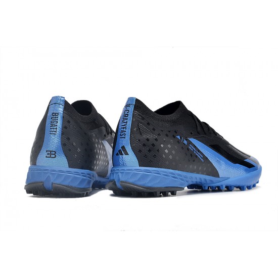 Where To Get Adidas X Speedportal.1 TF Black Blue Mens Soccer Cleats Sale