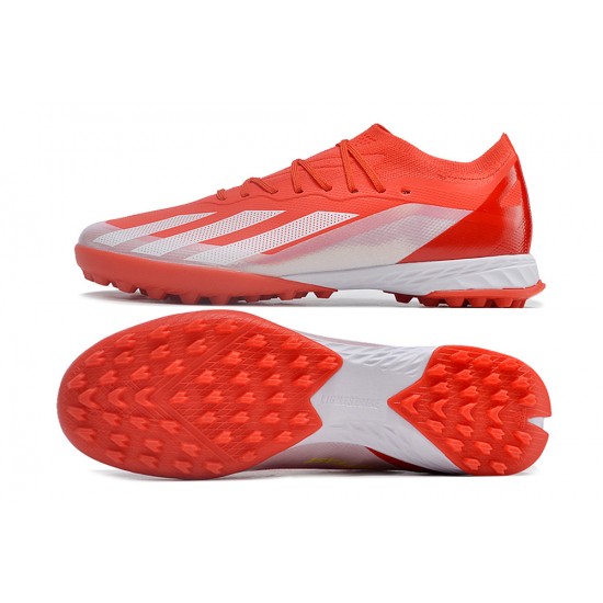 Buy And Seller Adidas X Speedportal.1 TF Red and White Mens Soccer Cleats Sale