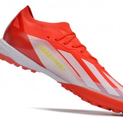 Adidas X Speedportal.1 TF Red and White Men's Soccer Cleats