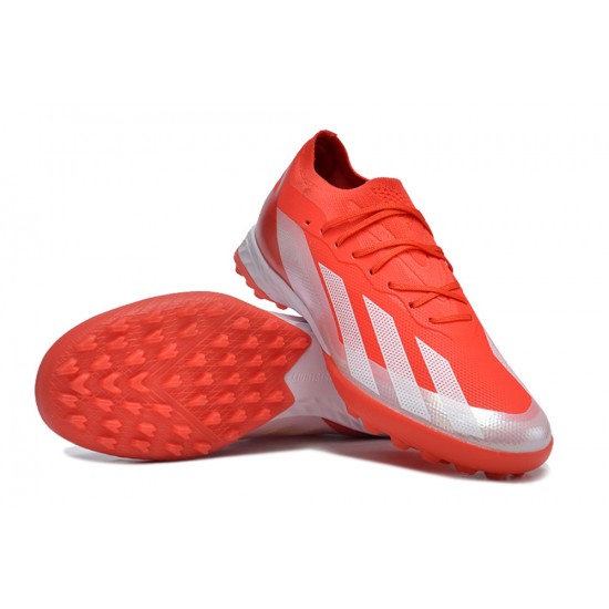 Buy And Seller Adidas X Speedportal.1 TF Red and White Mens Soccer Cleats Sale