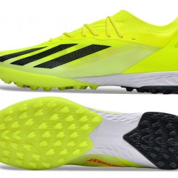 Adidas X Speedportal.1 TF Yellow Black Men's Soccer Cleats