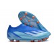 Adidas x23crazyfast.1 FG Low Soccer Cleats Blue Silver Orange For Men And Women