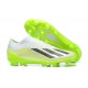 Adidas x23crazyfast.1 FG Low Soccer Cleats White Black Green For Men