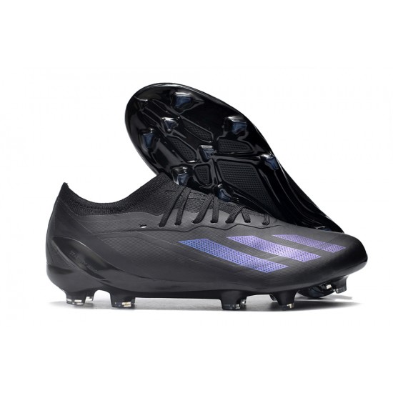 Adidas x23crazyfast.1 FG Soccer Cleats All Black For Men And Women
