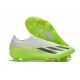 Adidas x23crazyfast.1 Laceless FG Low Soccer Cleats White Black Green For Men