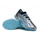Adidas x23crazyfast.1 TF Low Soccer Cleats Silver Black Ltblue For Men And Women