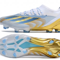 Adidas x23crazyfast.1 TF Soccer Cleats White Blue Gold For Men And Women 
