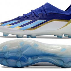 Adidas X Speedportal.1 FG Bule and White Women and Men Soccer Cleats