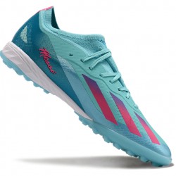 Adidas X Speedportal.1 TF Bule and Pink Women and Men Soccer Cleats