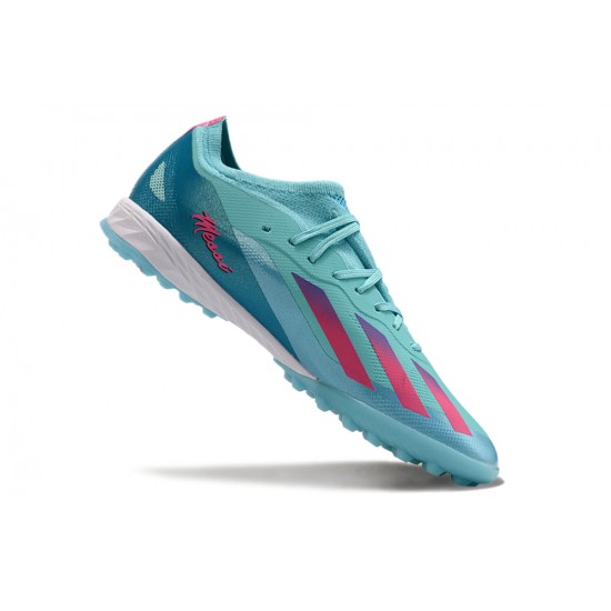 Discover the top-selling Adidas X Speedportal.1 TF Bule and Pink Women and Men Soccer Cleats For Sale