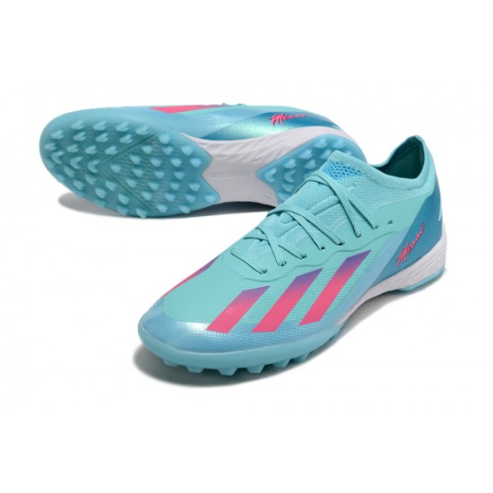 Discover the top-selling Adidas X Speedportal.1 TF Bule and Pink Women and Men Soccer Cleats For Sale