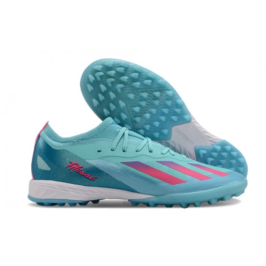 Discover the top-selling Adidas X Speedportal.1 TF Bule and Pink Women and Men Soccer Cleats For Sale